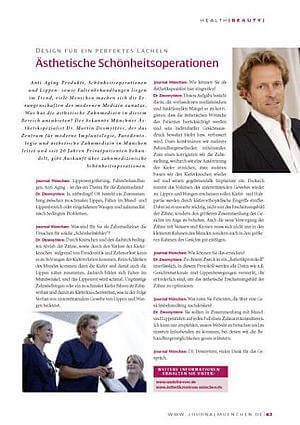 News, Dr. Desmyttère, Zahnarzt München, smileforever