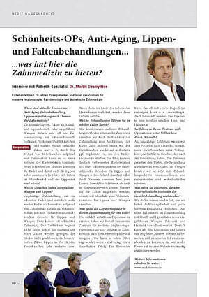 News, Dr. Desmyttère, Zahnarzt München, smileforever 