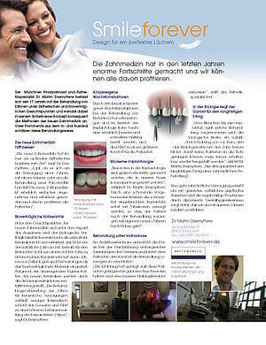 News, Dr. Desmyttère, Zahnarzt München, smileforever